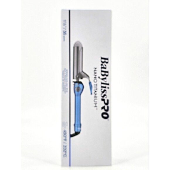 BaBylissPRO Nano Titanium 1 1/2" Spring Curling Iron BNT150S Hair Wand Tool New - Picture 6 of 11